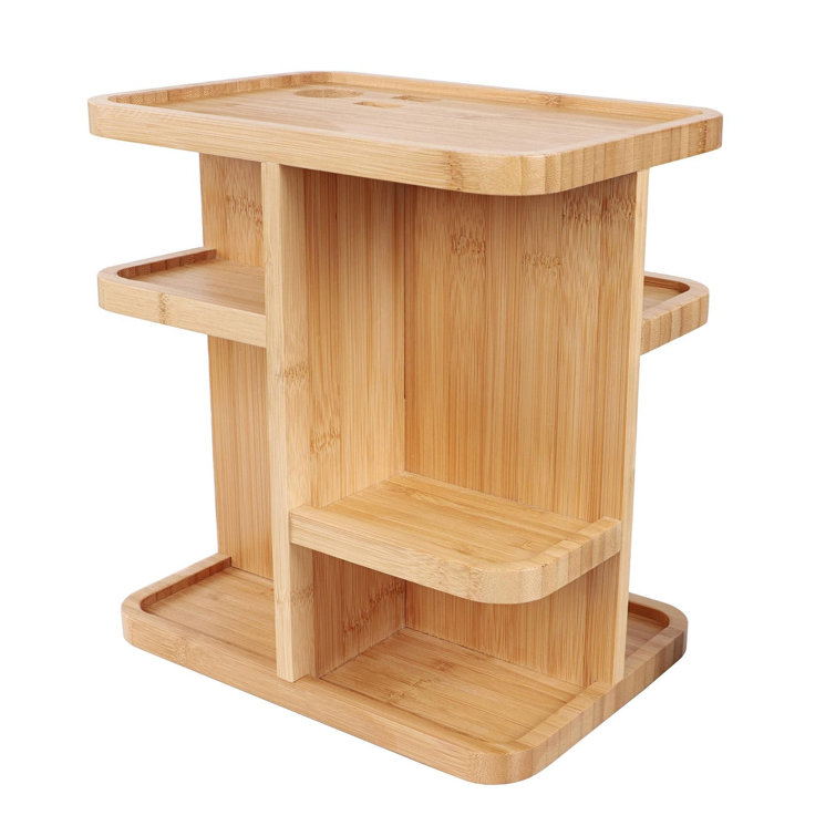 Latitude Run® Solid Wood Freestanding Bathroom Shelves