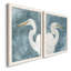 Watercolor Heron Portrait I, toile encadrée de qualité supérieure - prête à être accrochée-1273515515-1273515491