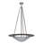 31"W Metro Fusion Super Nova Inverted Pendant