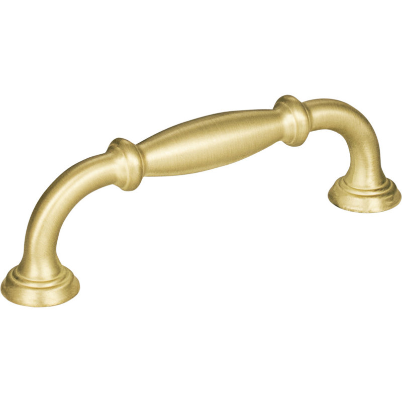 Tiffany Bar Pull, Brushed Gold, 3 3/4"