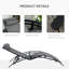 Chaise longue simple inclinable Nielsville 67,25 po