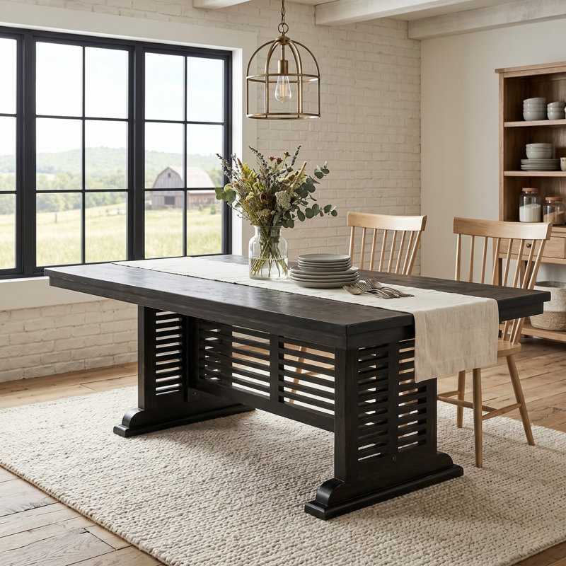 Kristmundur Pine Solid Wood Dining Table
