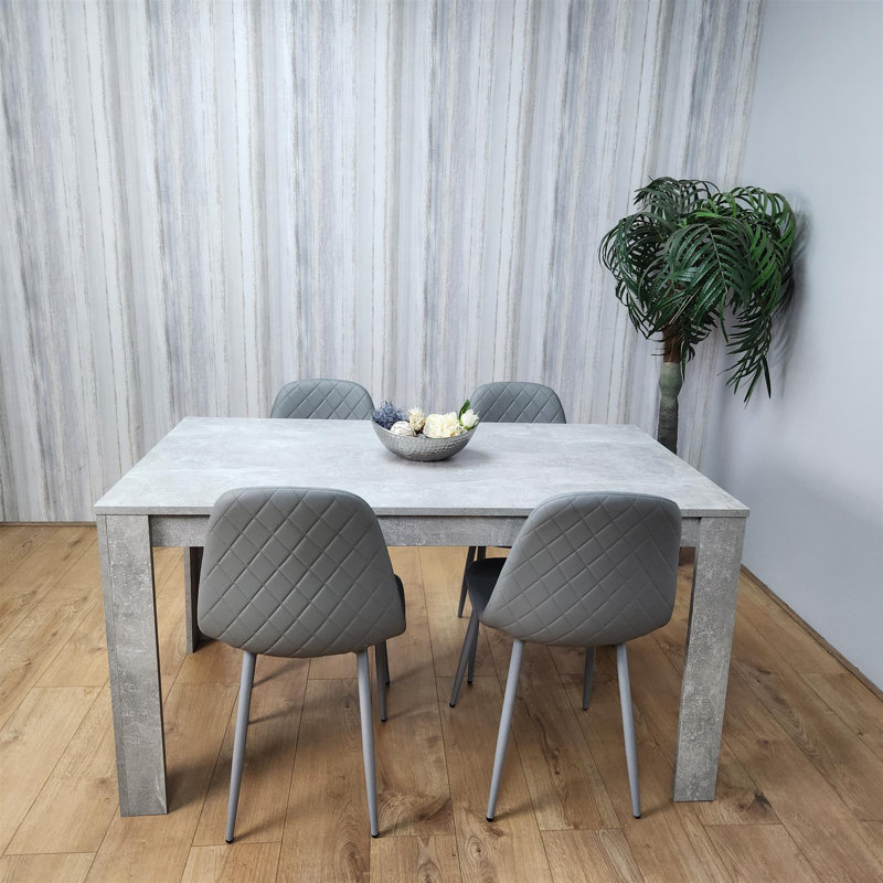 Marniqua 4 - Person Dining Set, Grey
