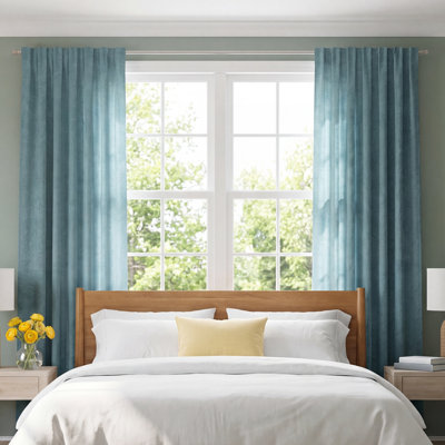 Myers Double-Lined Cotton Matelasse Curtain