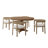 Anbut 4 - Person Extendable Pedestal Dining Set