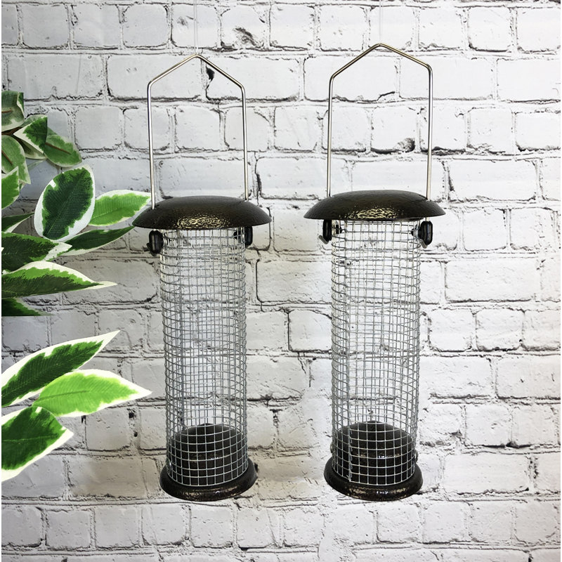Erdenheim Metal Hanging Tube Bird Feeder
