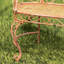 Banc de jardin en fer thermolaqué Psyllatos-481529861