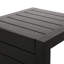 Table d'appoint avec structure en aluminium, teinte noir mat en