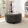 Bryonie Round Cocktail Ottoman with Storage
