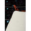 Tapis rectangulaire noir / bleu / orange en velours tissé à la machine Cino-1327045866