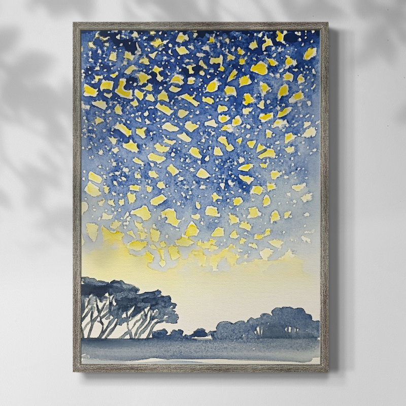 «LANDSCAPES Series XLV», reproduction encadrée - bois massif, H 30 po x l 24 po