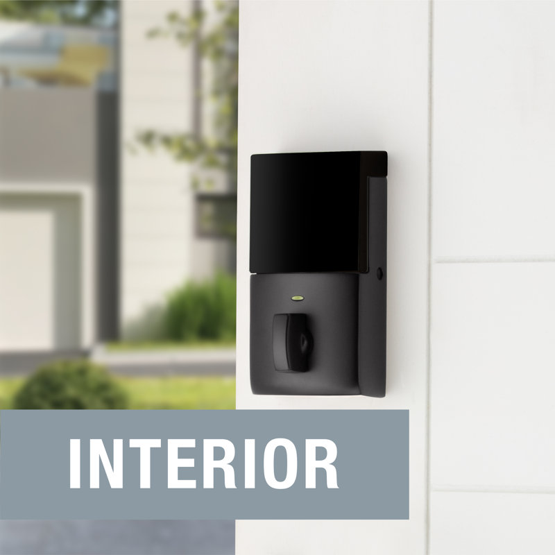 Satin Black Electronic Deadbolt with Touchscreen Keypad