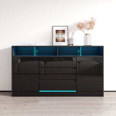 Disparo Sideboard with 16-Colour LED Lighting