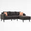 Jimeto Upholstered Sectional Right Hand Facing-1167957705