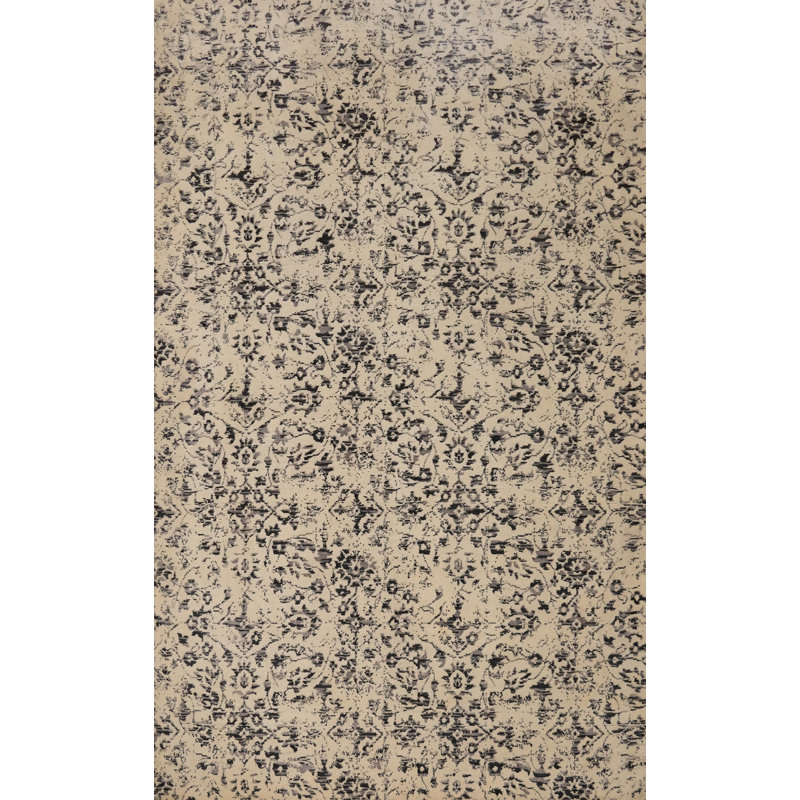 Tapis de salon moderne et abstrait 5 x 8