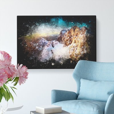 Hoher Dachstein Mountain in Austria - Wrapped Canvas