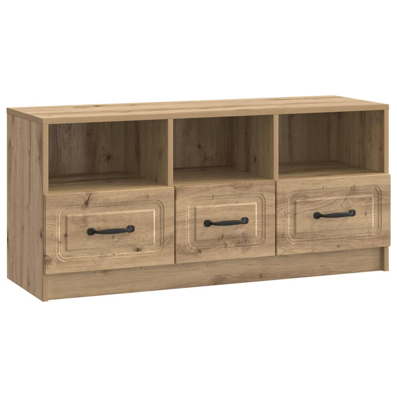 Unfinished TV Stand for TVs up to 43", Artisan Oak