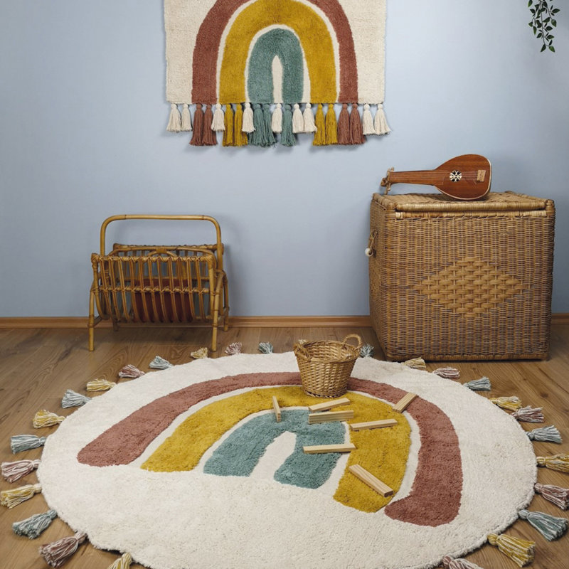Tapis et arc-en-ciel