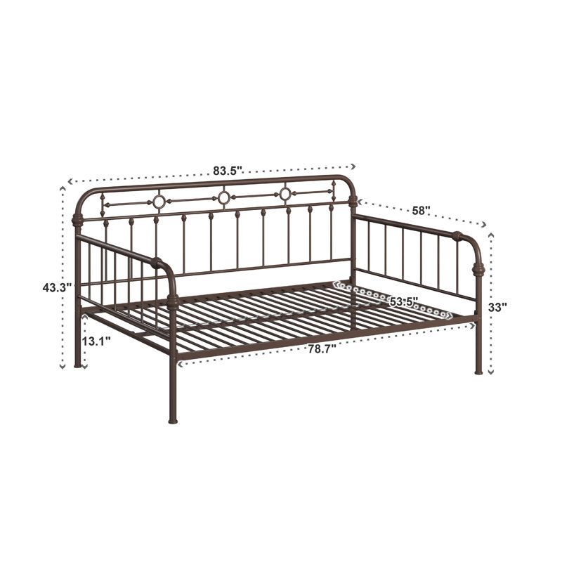 Thatcham Metal Daybed, Full