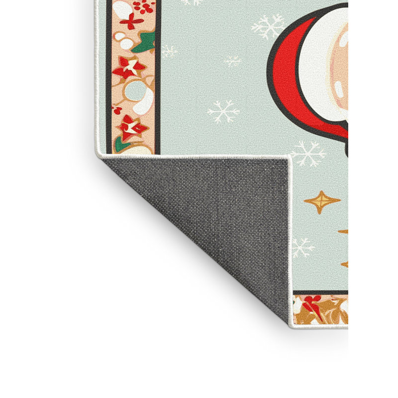 Tapis vacances de Noël The Holiday Aisle®, Rectangulaire 2 pi x 3 pi