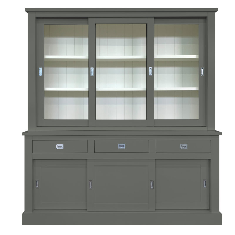 Lemire Display Cabinet, Green/Grey