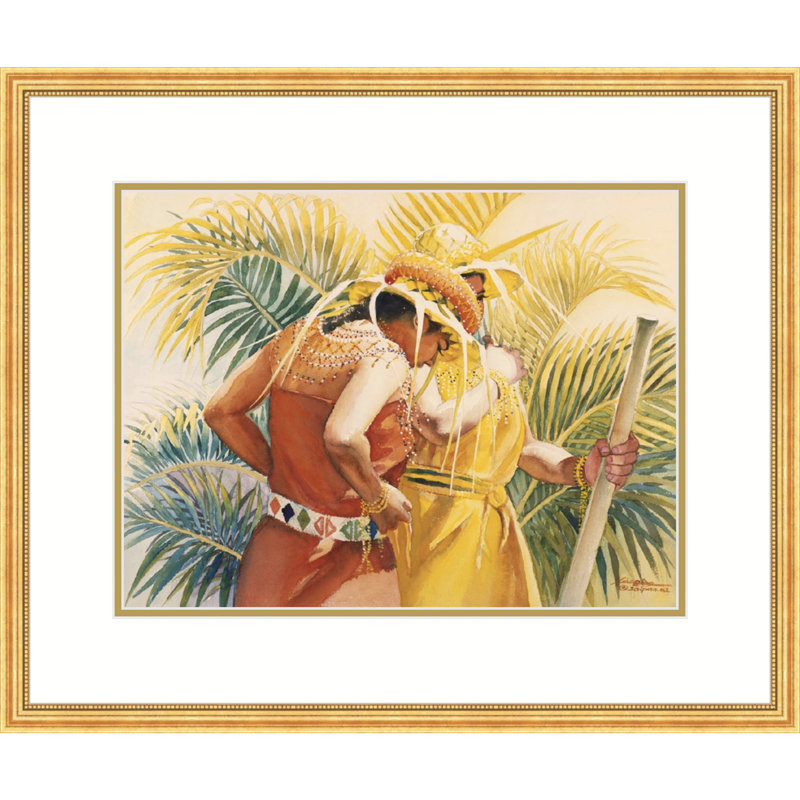 «Saipan Dancers» par Chen Xiaoping - impression d'un seul cadre