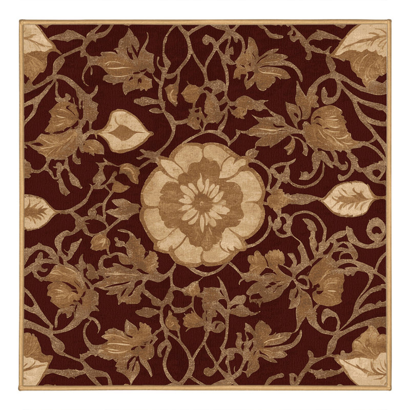Ethereal Filigree Rug, Square 6'