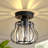 7'' (H) Crystal Semi-Flush Mount Ceiling Lighting Fixture Mini Chandelier-109326245