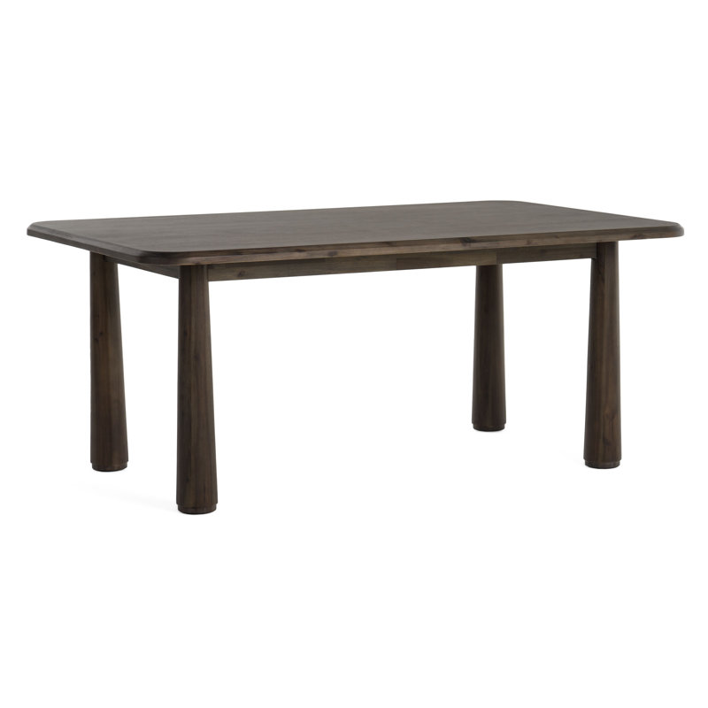 Table de salle à manger Meridian, H 30 po x l 35,4 po x L 71 po, Espresso brun