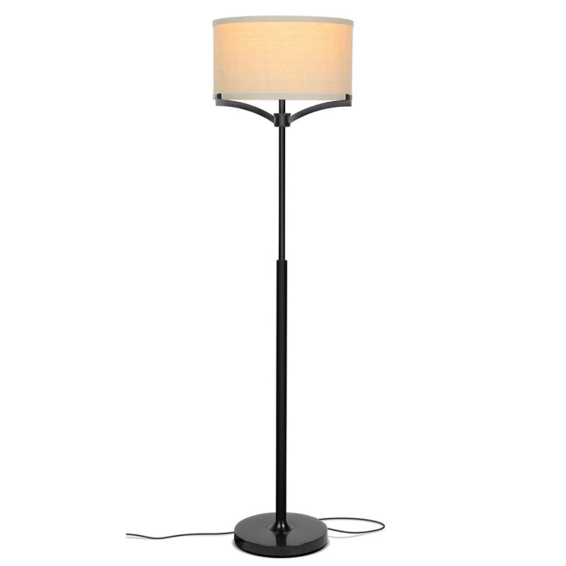 62'' Black LED Traditional Floor Lamp