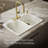 Hartland 33" L x 22" W x 9-5/8" Double Basin Drop-In Kitchen Sink-19195533-4095172