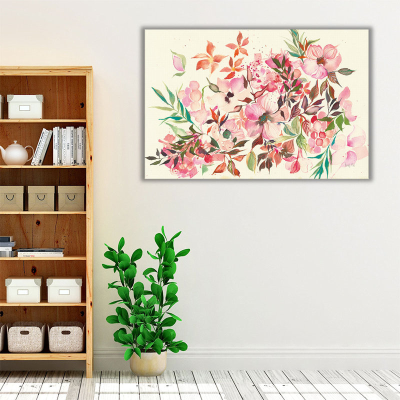 Dogwood Spring - reproduction d'art sur toile, H 12 po x l 18 po