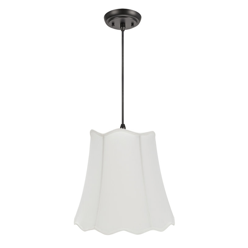 Luminaire suspendu 2 lumières cloche simple Jocelyn