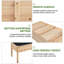 Rectangle Wood  Planter Raised Bed-227095613