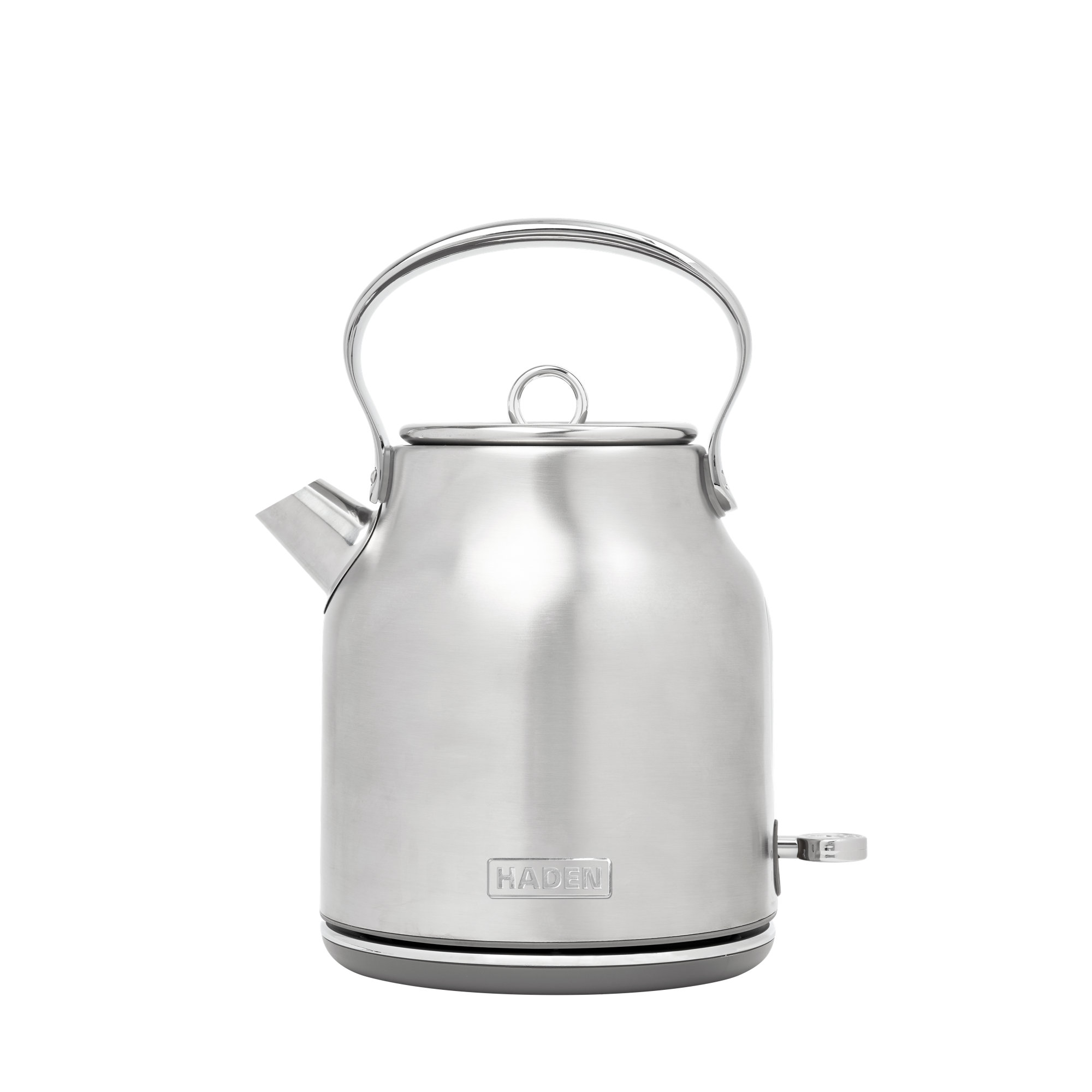 HADEN Heritage 1.7L Stainless Steel Tea Kettle, Stainless Steel/Chrome