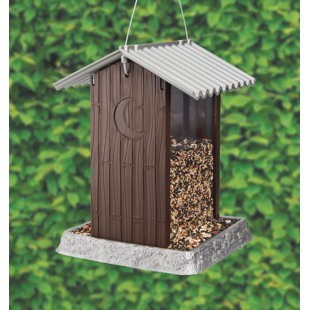 Mangeoire d’oiseaux à trémie (Ensemble de 4)