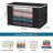 Large Storage Bags, 6 Pack Clothes Storage Bins Foldable Closet Organizers Storage Containers With Durable Handles Thick Fabric For Blanket Comforter Clothing Bedding 90 L (Black)-121788921