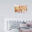 Amant de pivoines, taches de jardin de fleurs - rose moderne - impression sur toile-71080665-71080666