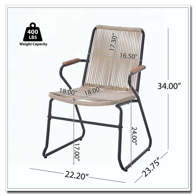 Fauteuil Moonstone avec structure en fer et finition mate durable
