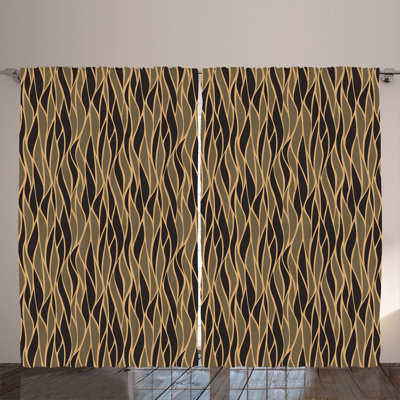 Semi Sheer Curtain Pair
