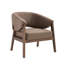 Chaise d'appoint Modern Farmhouse - Pieds en bois massif avec pieds réglables - Coussin épais de 5,5 po et accoudoirs intégrés - Siège d'une largeur de 22,5 po-2087166751-2087166750