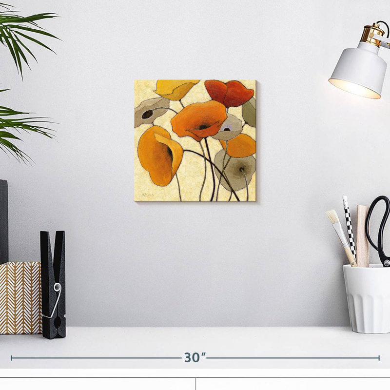 Harnek Pumpkin Poppies III, H 10 po x l 10 po