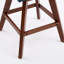 Tabouret de bar pivotant à hauteur de comptoir, ensemble de 2 tabourets de bar rembourrés à hauteur de siège de 26 po de hauteur, tissu bleu