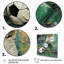 Joueur de soccer abstrait vert - art mural soccer-436258226-436258227