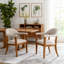 Structure en bois avec chaises rembourrées avec accoudoirs-1202533943