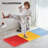 Balancefrom Fitness Gogym 6X2ft Folding 3 Panel Exercise Mat, Red/White/Blue-90558391