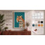 Teal Leopard Profile Modern - Print-136783797-136783799