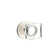 Passage Modern Square Crystal Knob with Disc Rose