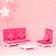 3 Piece Little Princess Doll Pink Lounge Set