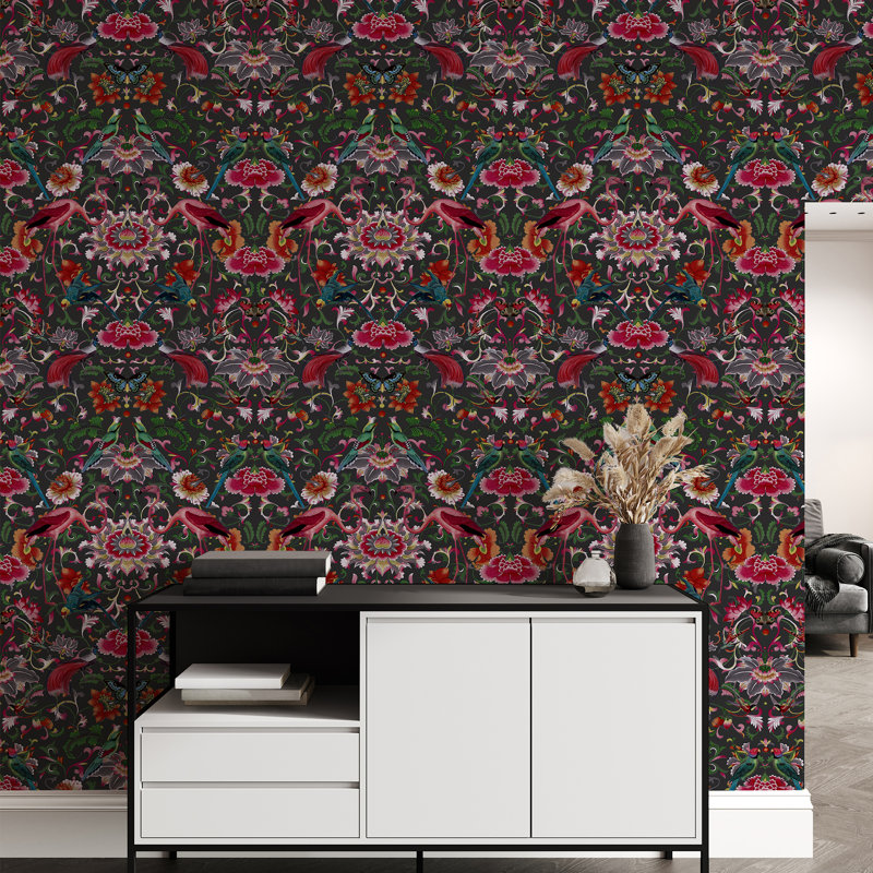 Transform Splendid Peel & Stick Wallpaper, Red